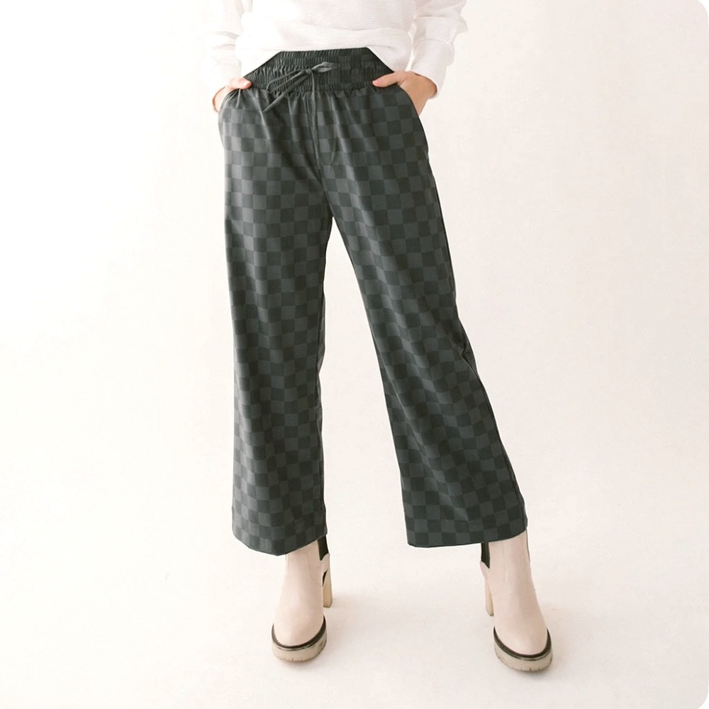 Albion slate Checkered Pants